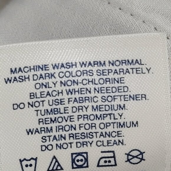 Lands' End Tan 100% Cotton Traditional Fit Straight Leg Chino Pants 48/T (48x31) - Picture 15 of 15